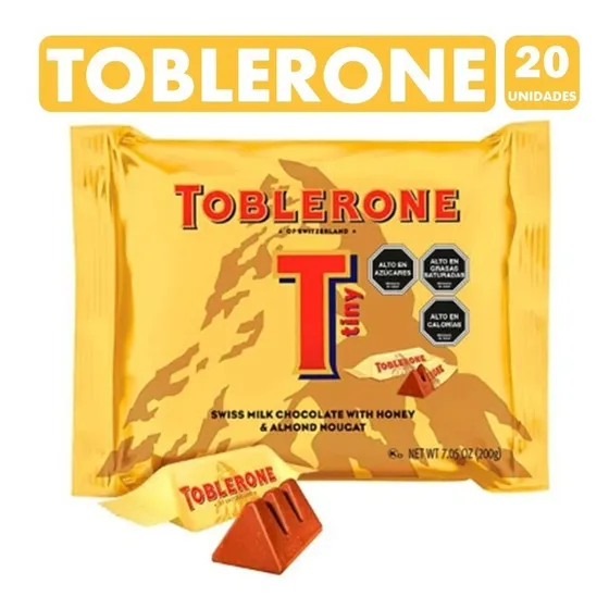 Chocolate Toblerone (bolsa Con 20 Unidades)