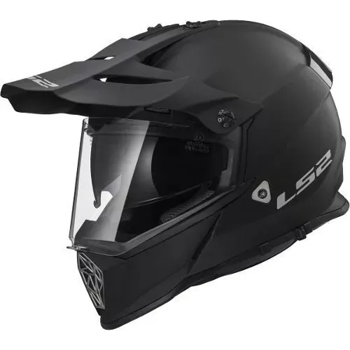 Casco Moto Ls2 Mx436 Pioneer Evo Negro Mate Fas Motos Color Matt Black Diseño Solid Tamaño Del Casco M