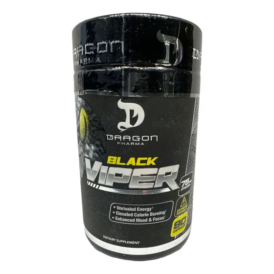 Black Viper Quemador De Grasas 90caps