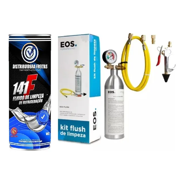 Fluido 1 Litro Similar 141b + Garrafa Injetora Para Limpeza