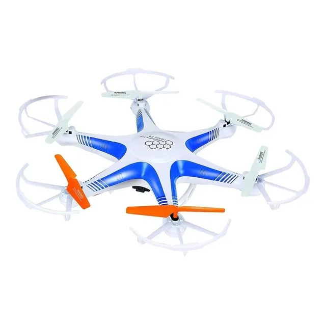 Drone Helicute H806 con cámara HD azul 1 batería