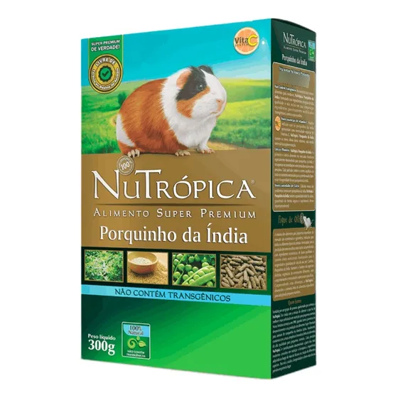 Ração Para Porquinho Da Índia Nutropica 300g
