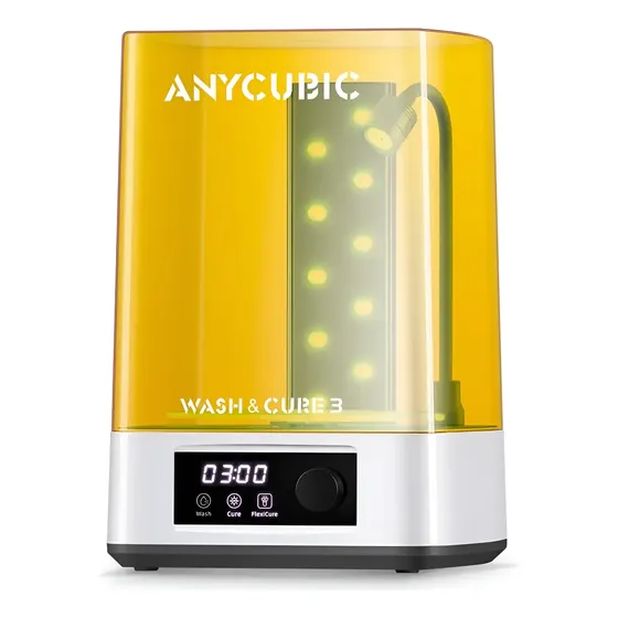 Maquina Anycubic Lavado Y Curado 3 Para Impresion 3d Resina Negro