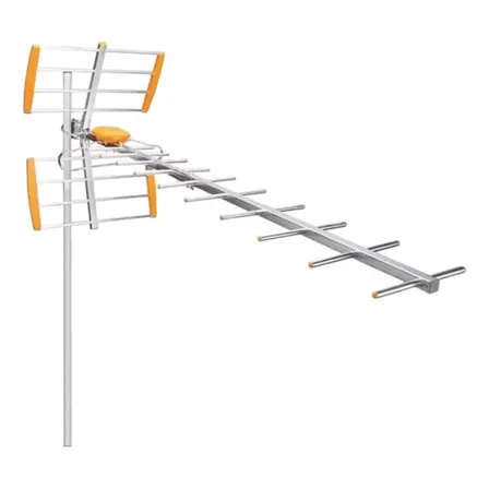 Antena Aerea Hdtv Fija Para Exterior De 17 Elementos Gris