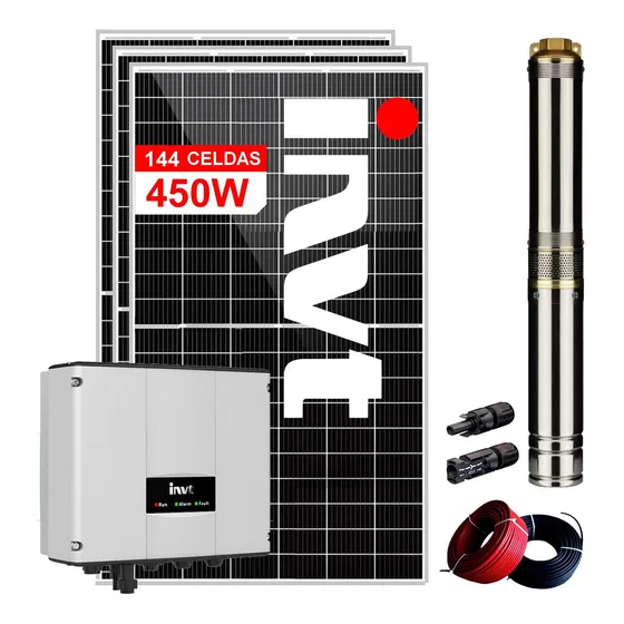  Kit Solar Con Bomba Sumergible Y Paneles + Inversor 3hp 