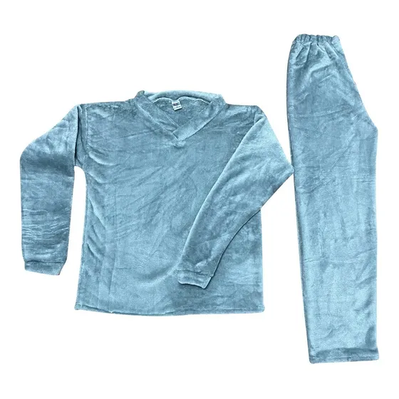 Pijama Térmica Unicolor Mujer