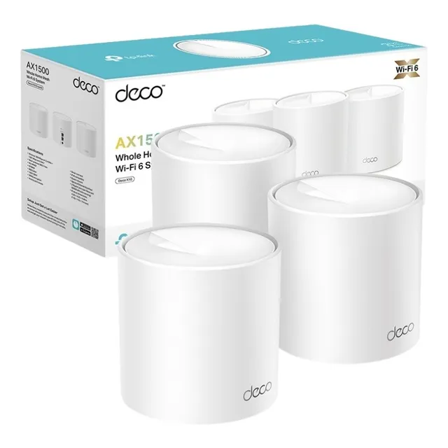 Access Point Tp-link Deco X10 Mesh Ax1500 (pack 3 Unidades)