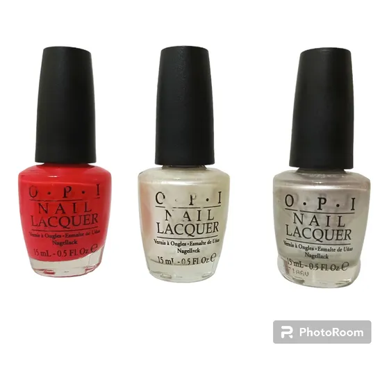 Esmaltes De Uñas Opi Nail Lacquer Manicura Profesional X 3