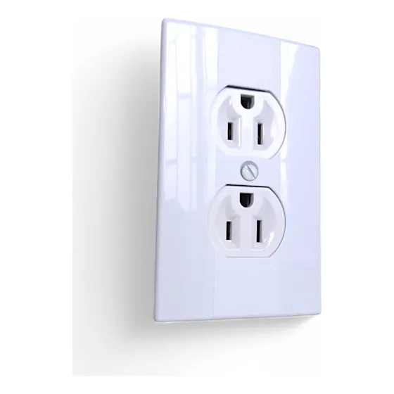 Tomacorriente De Incrustar Tipo Leviton Polo Tierra Con Tapa