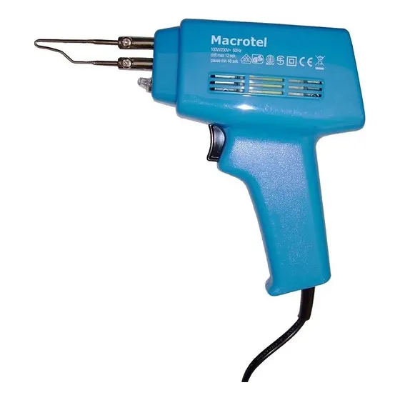 Cautín Eléctrico Tipo Pistola 100w Macrotel / Tecnocenter