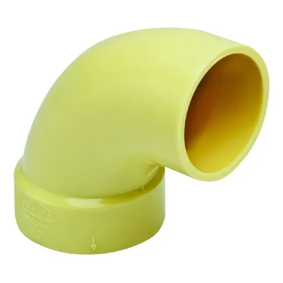 Codo 8 Pulgadas 45° Pvc Aguas Negras Amarillo Tubrica
