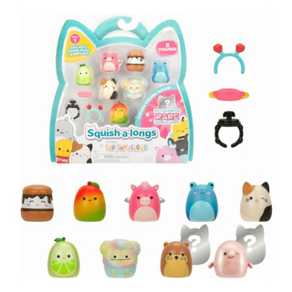 Squishalongs Sqal0135 Squishmallows Paquete De 8 Squishalongs Sqal0135 Squishmallows Paquete De 8
