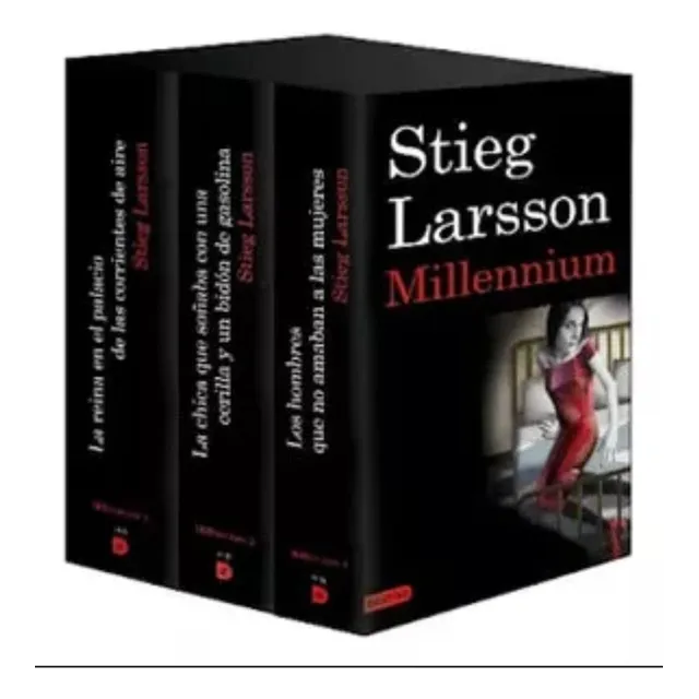 Trilogia Millennium-stieg Larsson + Estuche ( Originales)