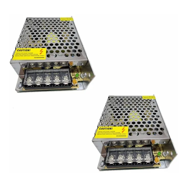 Transformador Fuente Poder Driver 12v 5a 60w Paq 2 Piezas