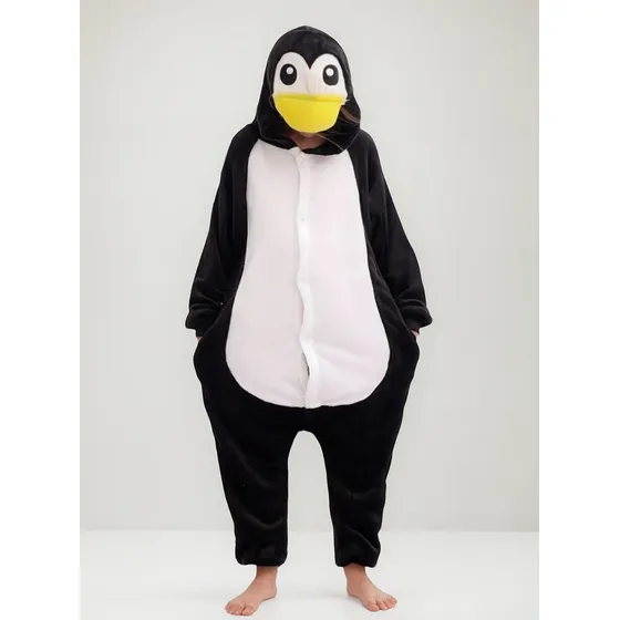 Pijama Enteros Enteritos Polar Pinguino Pijamas Disfraz  14-