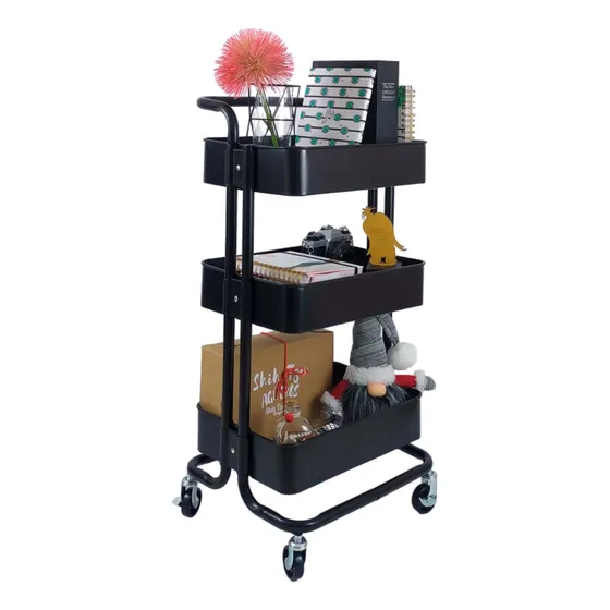Carro Carrito Organizador De 3 Estanterías Multiusos