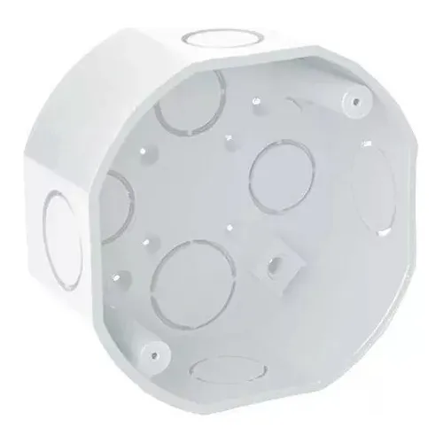 Cajetin 4x4 Octagonal Pvc Salid 1/2 3/4 Pulgadas Pack 10 Und