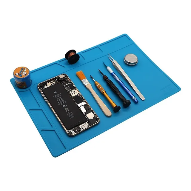 Tapete Silicon Reparación Celular Antiestatico 34 X 23cm