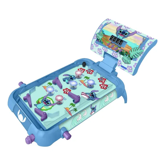 Pinball De Mesa Stitch Electrónico Lexibook Liro Disney