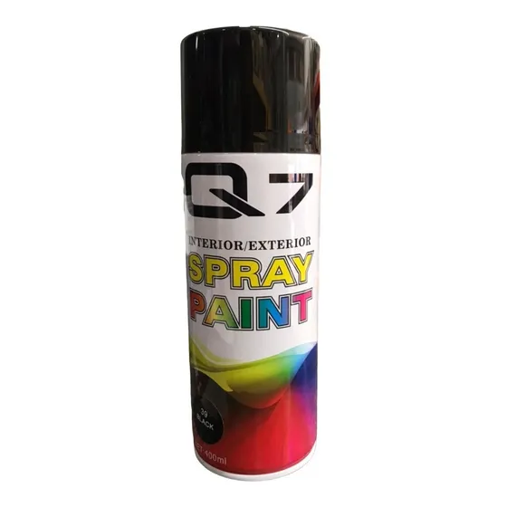 Pintura Spray Negro Brillante Q7 Cod : 1060212