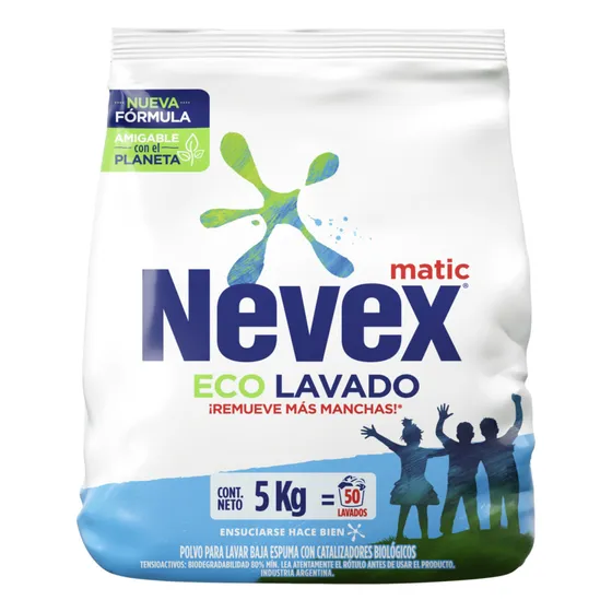 Nevex Matic Jabon En Polvo 5 Kilos