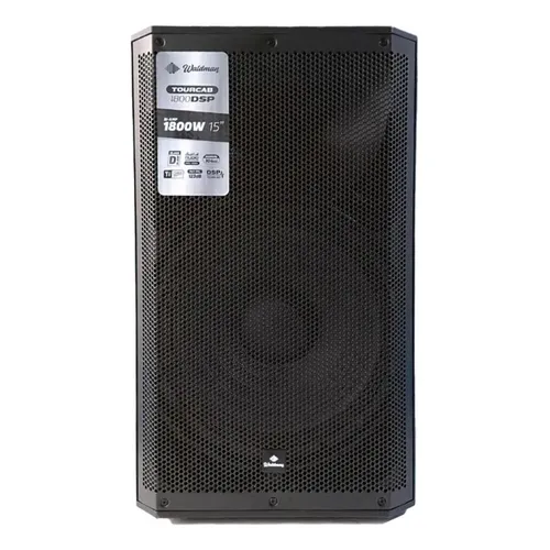 Caixa Ativa Waldman Tourcab 1800 Dsp 15 1800w 450wrms Cor Preto