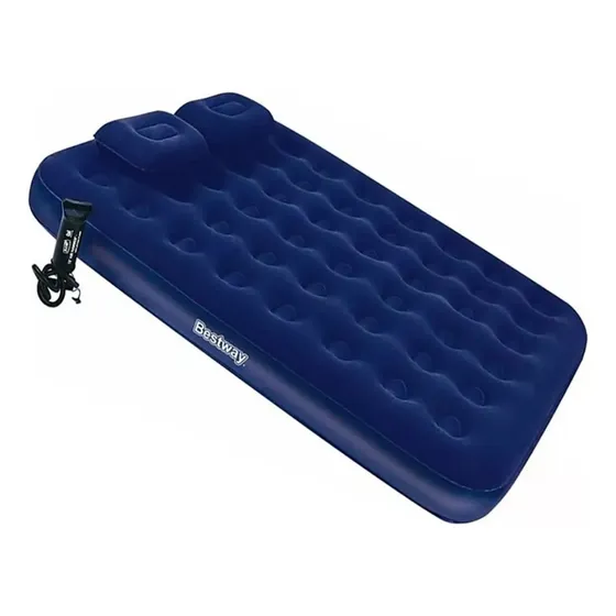 Colchon Inflable 2 Plazas Bestway + 2 Almohadas + Inflador
