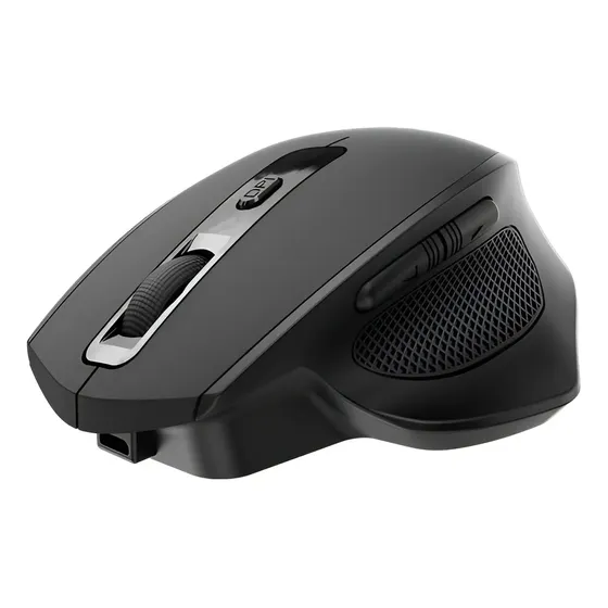 Mouse De 6 Botones Inalámbrico, Ultra-ergonómico Y Recargable Con Receptor Usb Kmw-760 Klip Xtreme | Cuotas sin interés