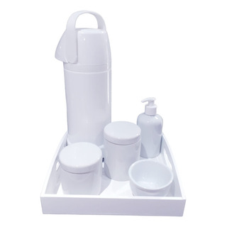 Kit Higiene Maternidade Saboneteira Potes Molhadeira Pump Kit Higiene Maternidade Saboneteira Potes Molhadeira Pump