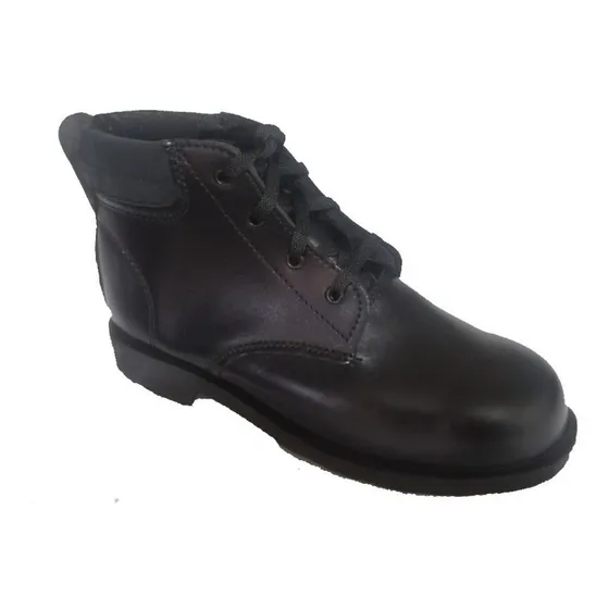Bota Dotacion Cuero Seguridad Puntera De Acero