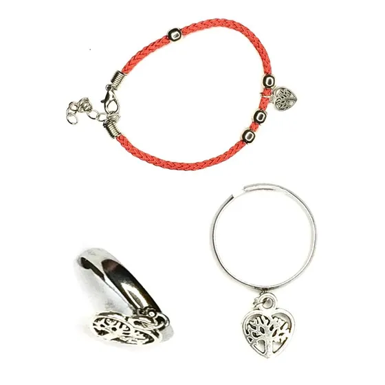 Talisman Protect Curado Anillo+pulsera Modelo A Escoger R525