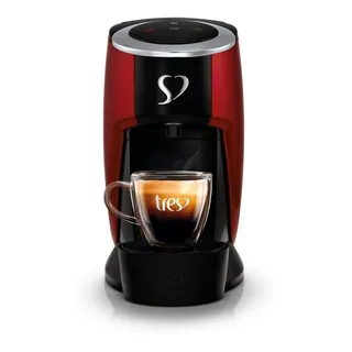 Cafeteira Espresso Touch Vermelha - Tres 3 CoraçÔes Cafeteira Espresso Touch Vermelha - Tres 3 CoraçÔes