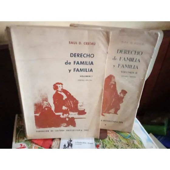 Derecho De Familia Y Familia. Tomo 1 Y 2. Saul D. Cestau