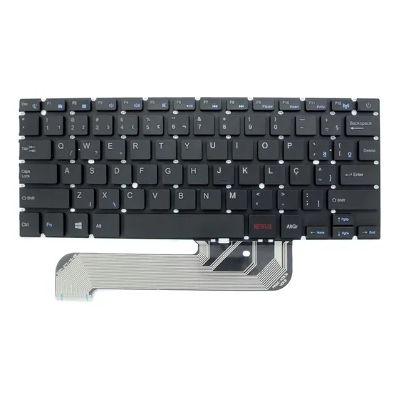 Teclado Para Multilaser Legacy Pc310 Pc319 Wifi No F12