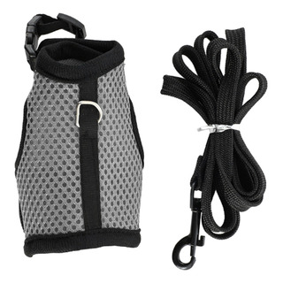 Arnés De Conejo (gy-xl) Con Correa Elástica Para Conejos, Ch Arnés De Conejo (gy-xl) Con Correa Elástica Para Conejos, Ch