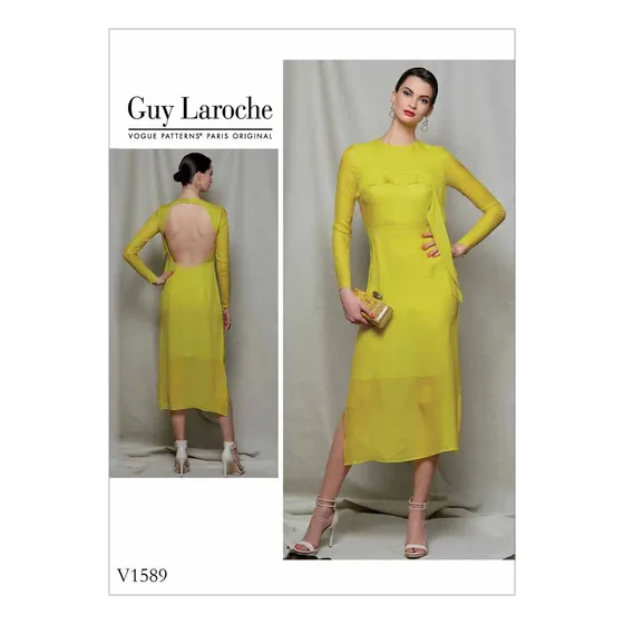 Vogue Patterns Vestido Misse Naranja