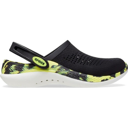 Sandália Crocs Literide 360 Clog Marbled Black/citrus Sandália Crocs Literide 360 Clog Marbled Black/citrus