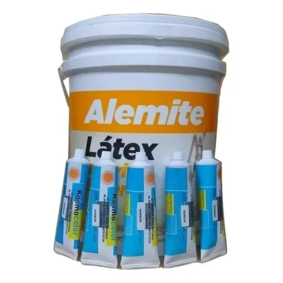 Latex Alemite Int-ext 20 Lts + 5 Entonadores 