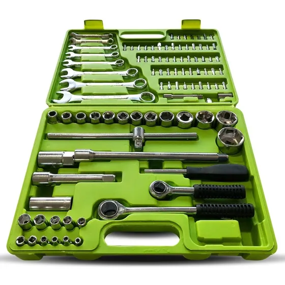 Kit Set Herramientas Tubos/llaves Kroner 99pzas. Cr.vanadio
