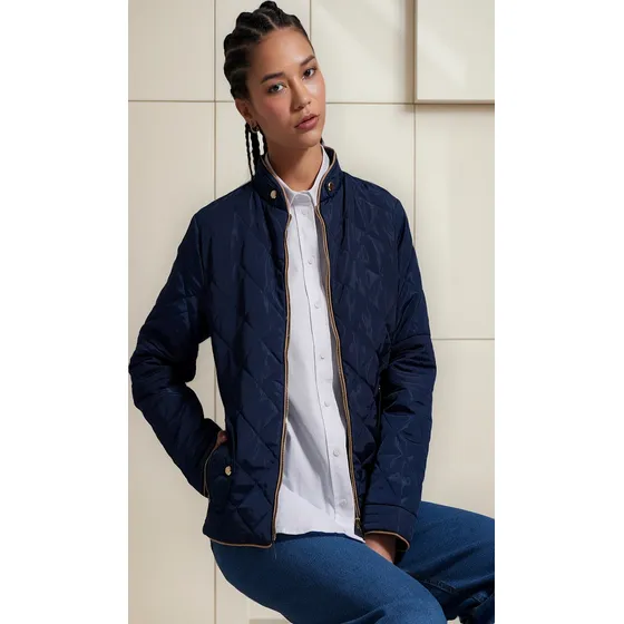 Chaqueta Mujer Ostu  Azul Poliéster 40080151-51