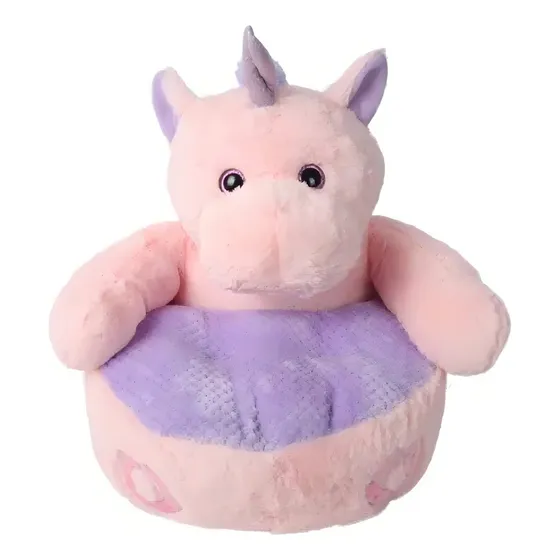 Peluche Puff Sillon Sofa Unicornio Suave Woody Toys - Sofa De Peluche Unicornio 23046