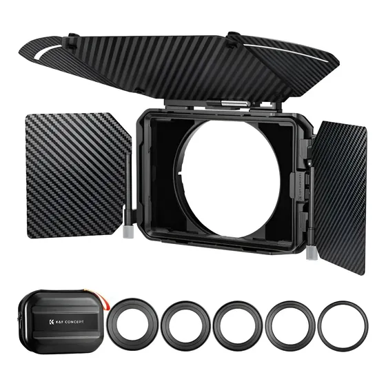 Matte Box De Fibra De Carbono K&f Concept Negro