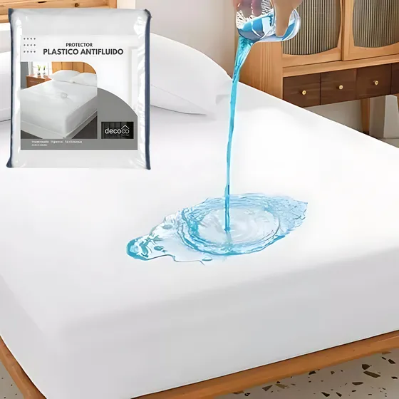 Forro Protector Plástico  Colchón Cama King 2 X 2