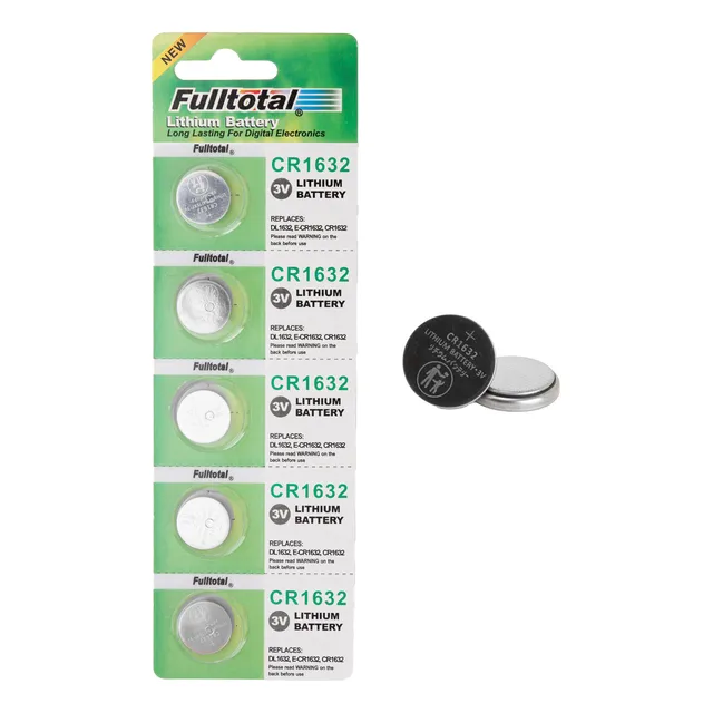 Blister X5 Pilas Baterias Cr1632 Boton Litio 3v Alarma Luces