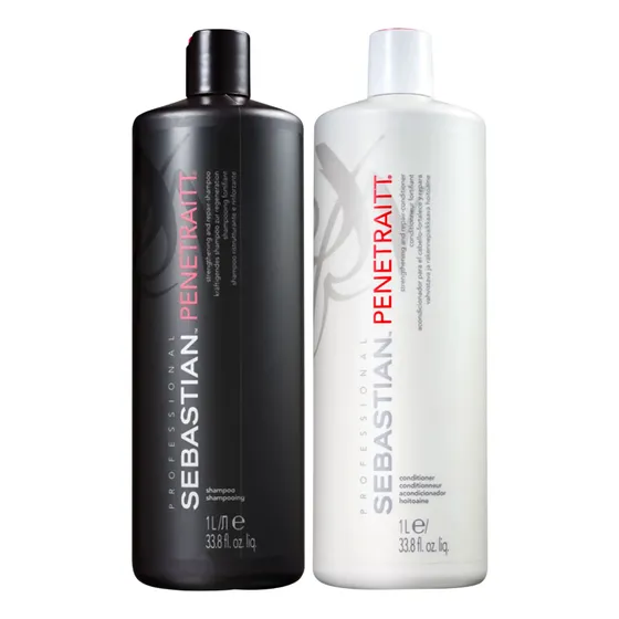 Kit Sebastian Penetraitt Shampoo + Acondicionador (1l Cada)