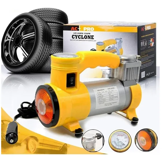 Mini Compresor De Metal Resistente 12volt 150 Psi 