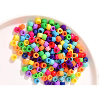 1000 Cuentas De Plástico Dona Pulsera Trenza Multicolor 1000 Cuentas De Plástico Dona Pulsera Trenza Multicolor