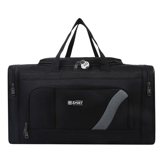 Bolso Viajero Maleta Deportiva Unicolor De Gran Capacidad