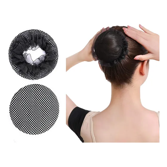 Colita X 2 Unid Moño Malla Scrunchie Cabello Bamba Ballet 