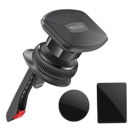Soporte Para Auto Porta Teléfono Magnético Yesido C128 Color Negro